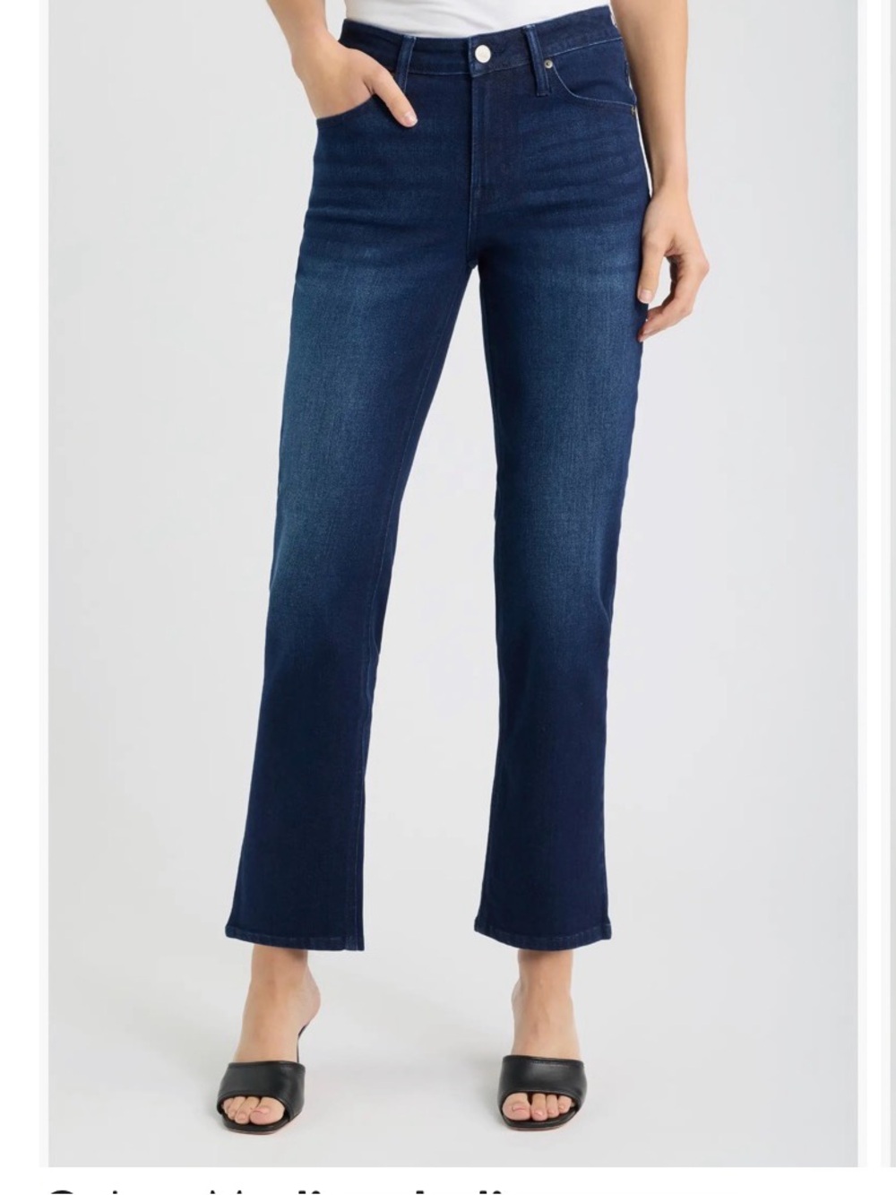 City Blues Dover Straight Leg Mid rise Sz 6